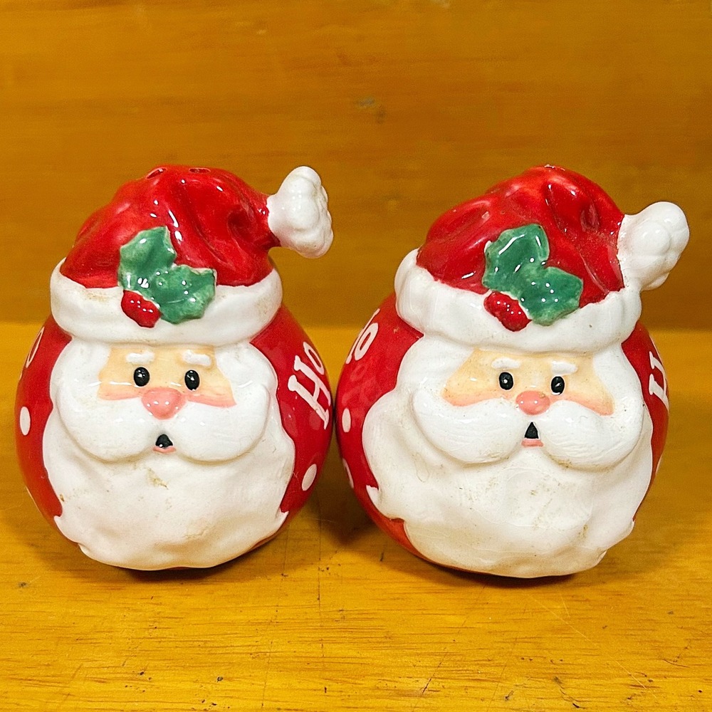 Burton+Burton Santa Ho Ho Ho Salt and Pepper Shakers
